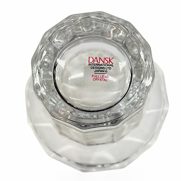 VTG Dansk International Design LTD Full lead Crystal Condiment Jar W/Lid & Spoon - Picture 8 of 10